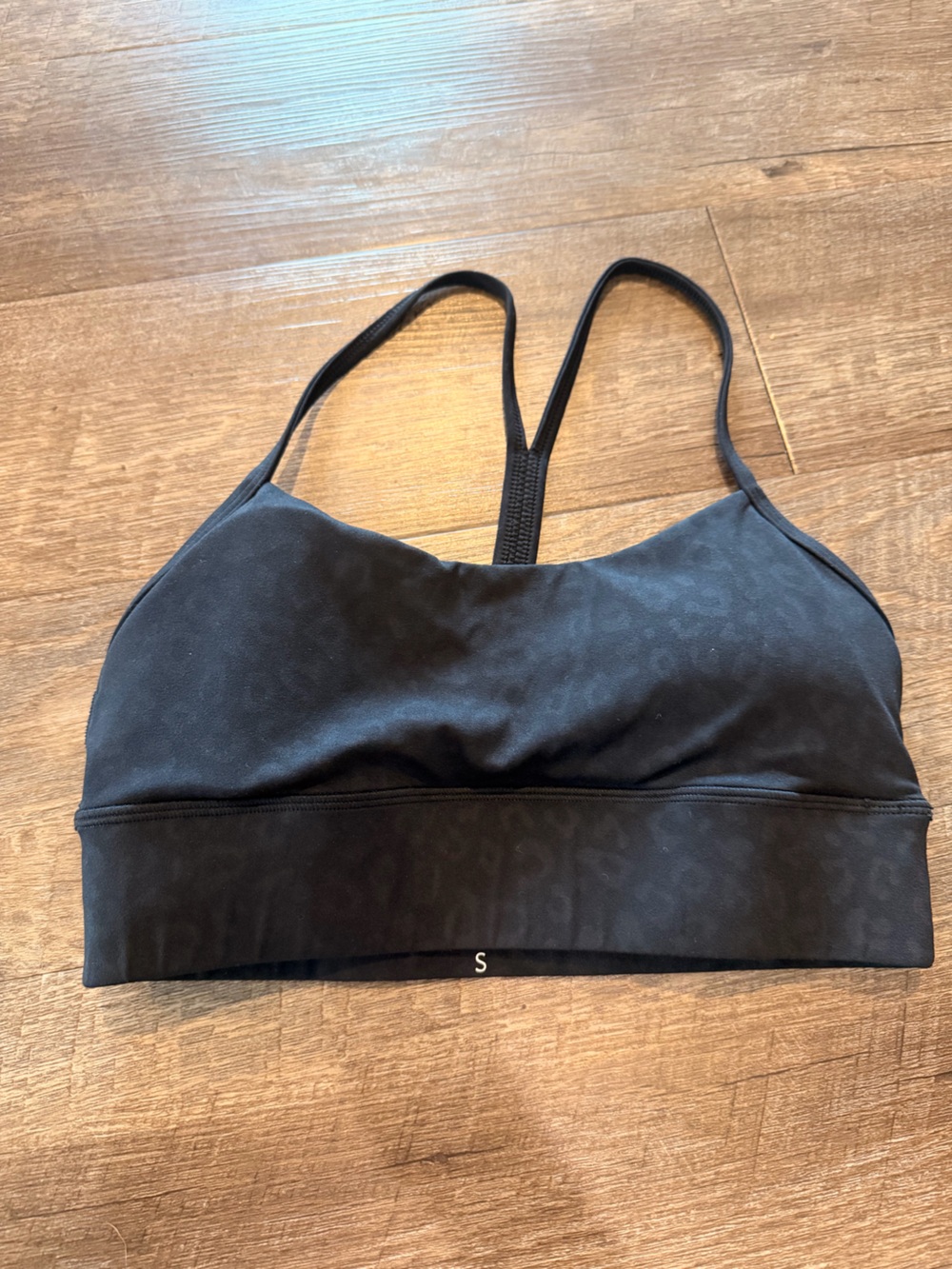 Everyday Black Seamless Strappy Sports Bra